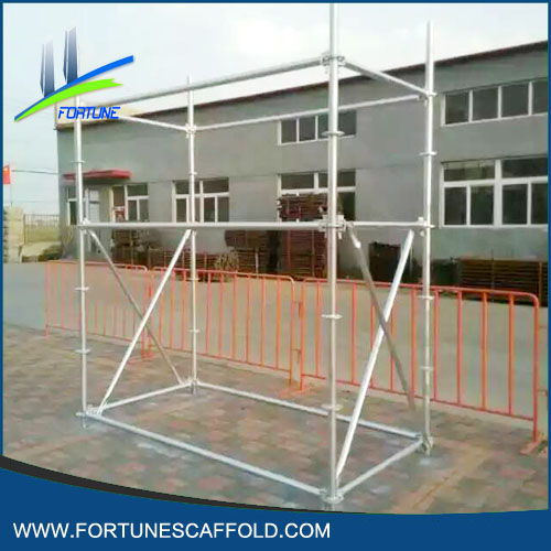 Mobile scaffolding