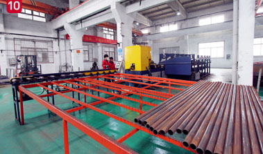 Scaffolding production process